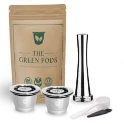 Reusable Nespresso Coffee Pods - Starter Pack - 2 Pods + Tamper