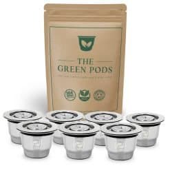 bundle of seven rusable nespresso pods