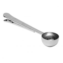 Alternative view of Stainless Steel Coffee Scoop With Bag Clip
